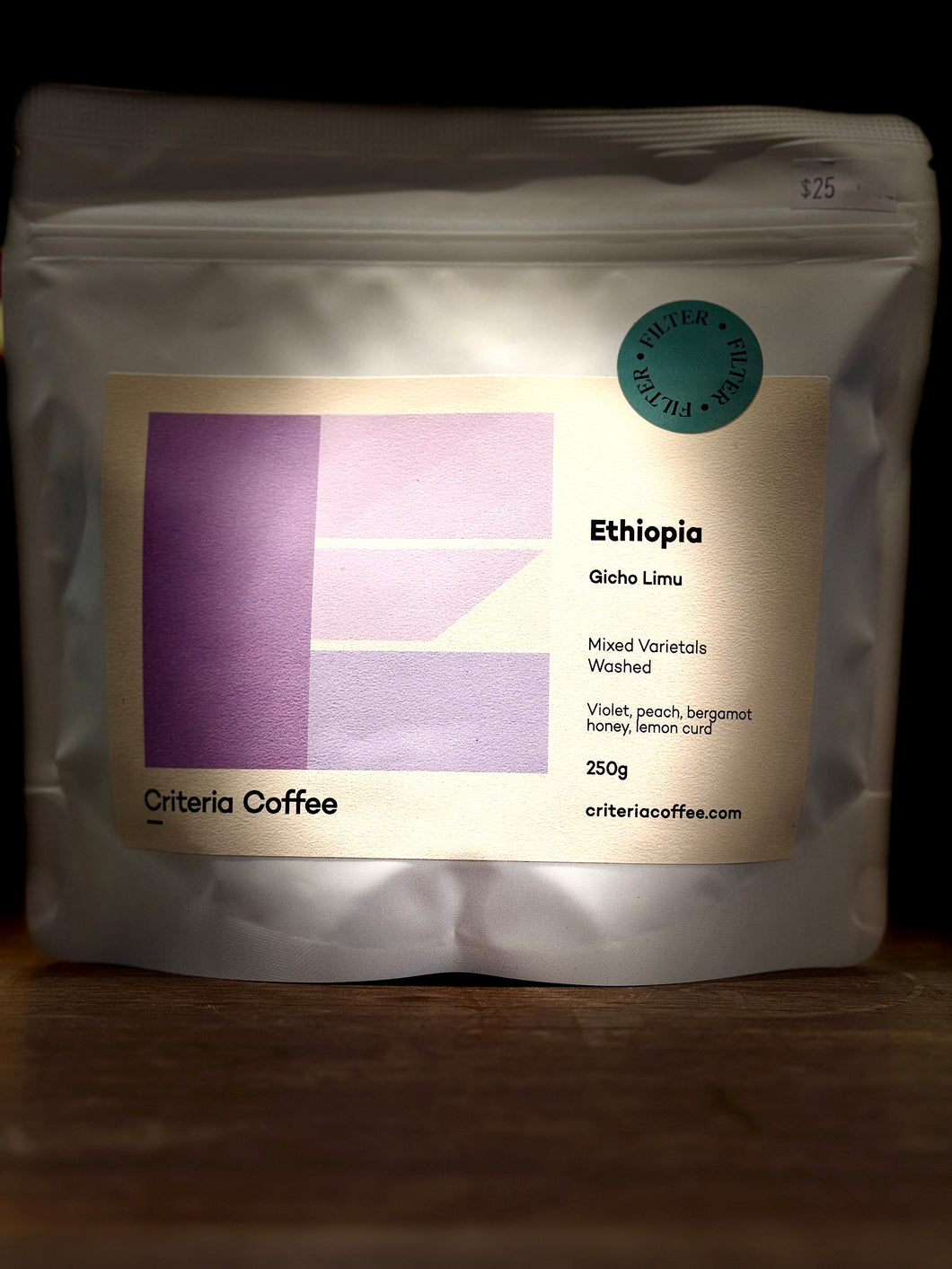 Criteria Ethiopia
Gicho Limu
Criteria Coffee
Mixed Varietals
Washed