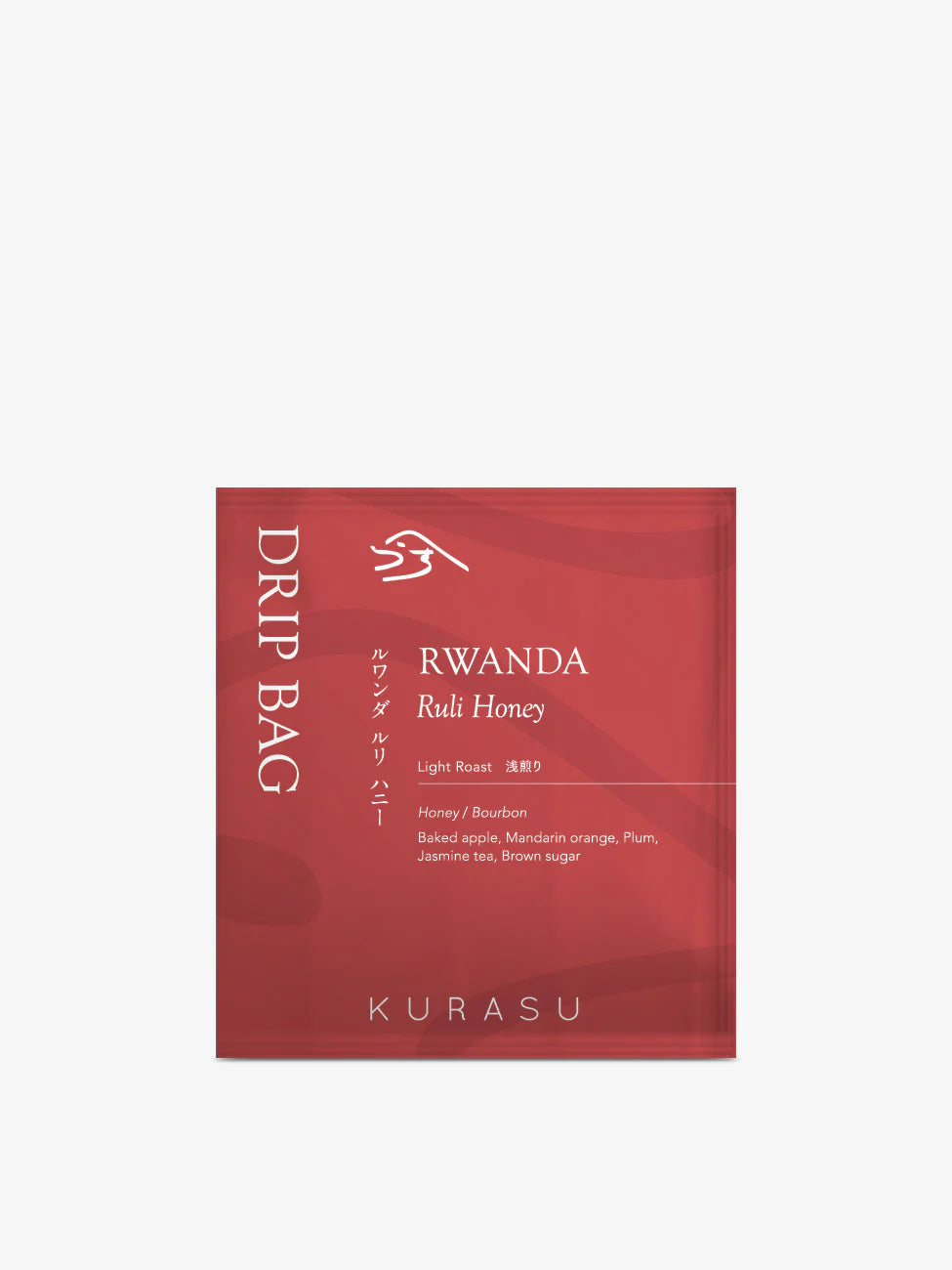 Kurasu (drip bag) RWANDA
Ruli Honey
Light Roast
Honey / Bourbon