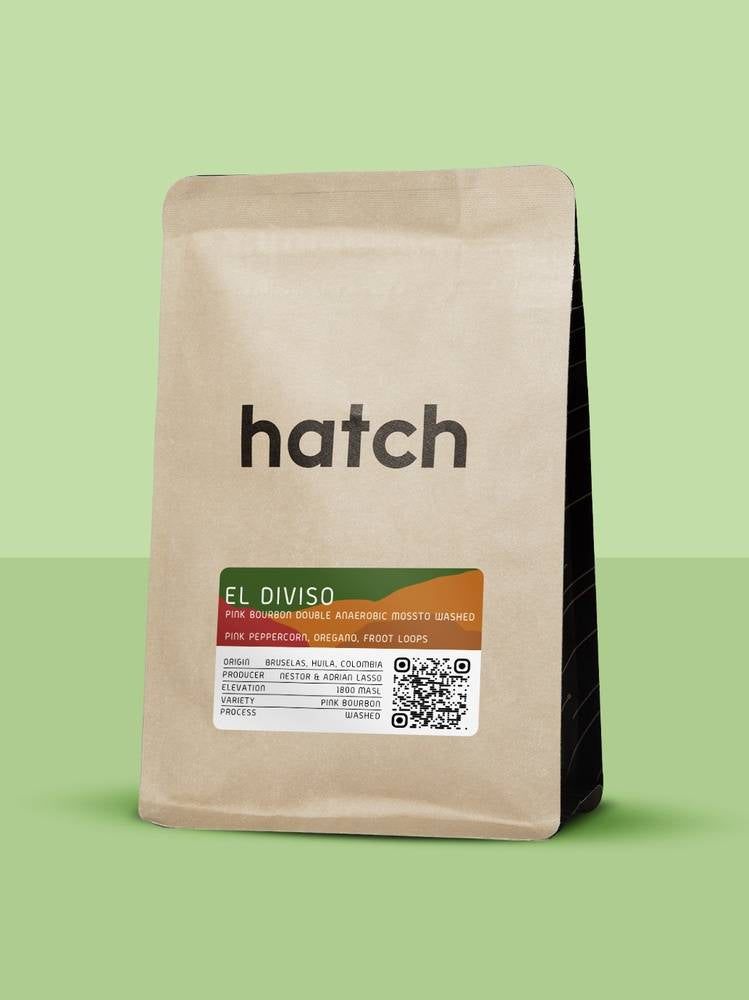 Hatch EL DIVISO
PINK BOURBON DOUBLE ANAEROBIC MOSSTO WASHED